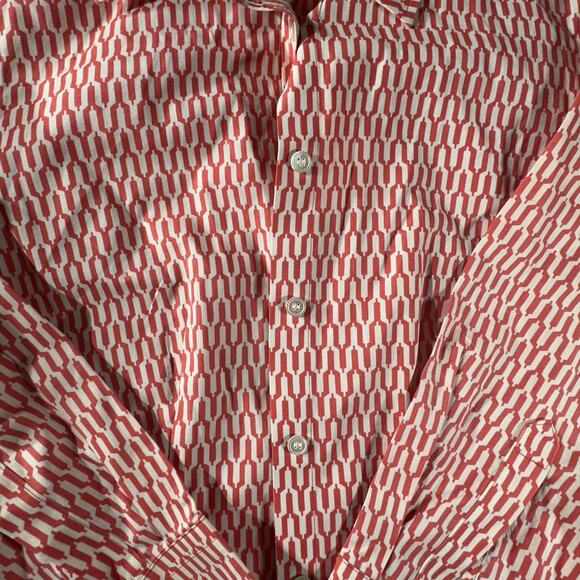 Talbots Top Womens Long Sleeve Collared Button Cotton Blouse Shirt Casual (4P) - Picture 2 of 6